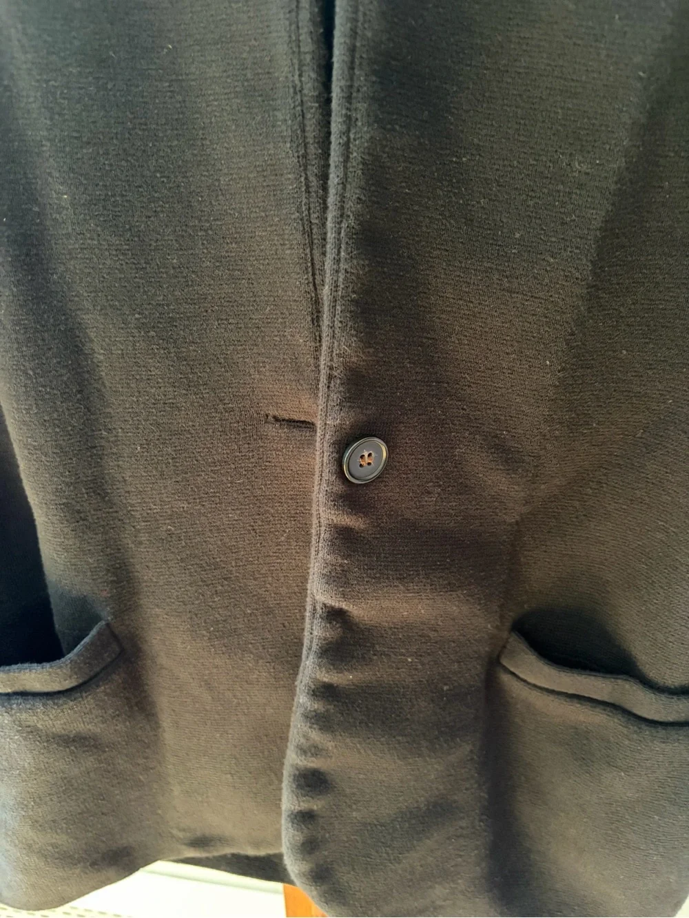 J. Crew Black Open-Front Knit Cardigan Sweater